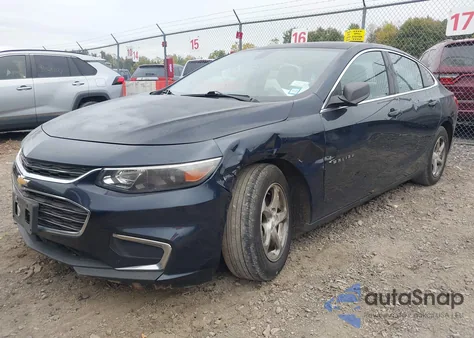 2016 Chevrolet Malibu 1Fl z USA, uszkodzony, nr VIN 1G1ZC5ST2GF241237